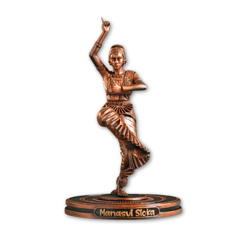 CoralCrafts P9 Kalki - Bharatanatyam Girl - Copper - Image 1